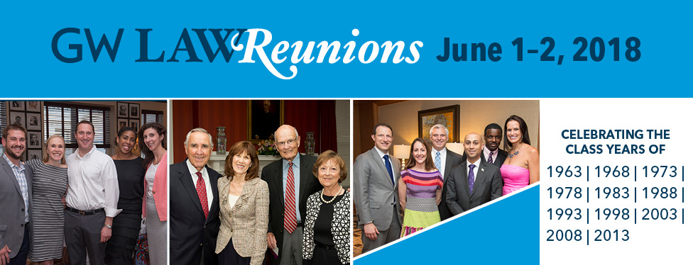The George Washington University Law School Class Of 2003 Reunion